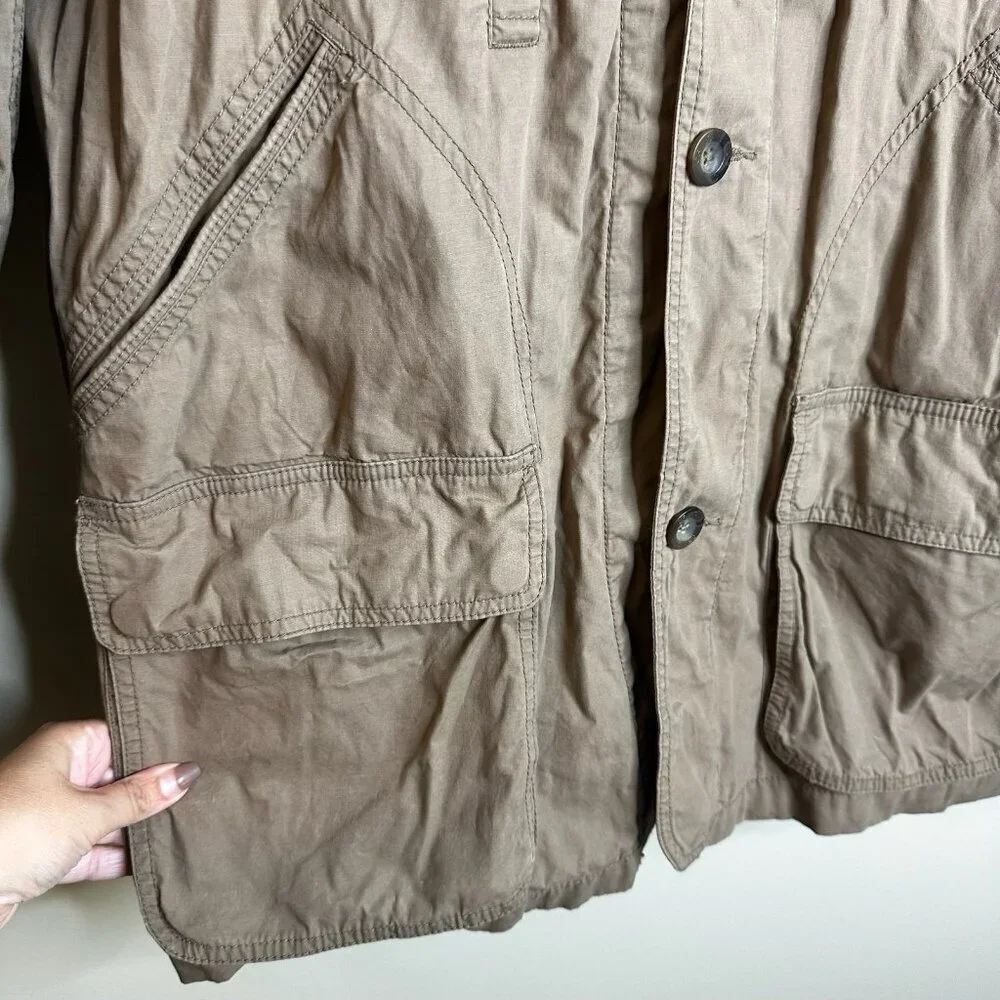 ORVIS Newsland Field Coat Hunting‎ Jacket 18NX Brown Beige Large L